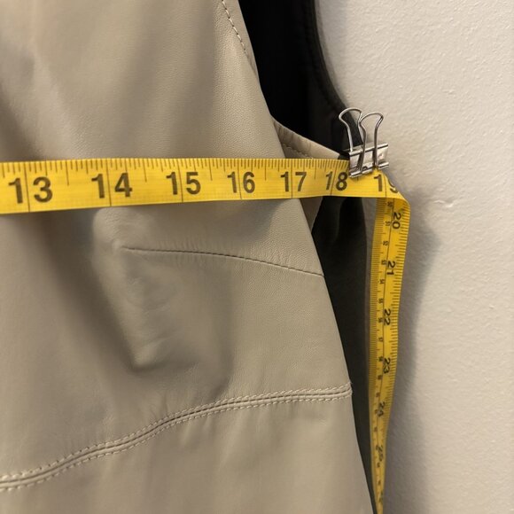 W By Worth Sleeveless Colorblock Shift Dress With Leather Pocket Detail - Picture 12 of 12